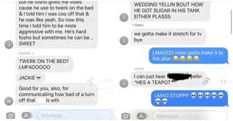 jackies leaked texts|Jackie from Love Is Blind responds to those leaked。